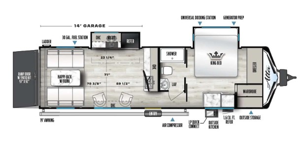 2024 EAST TO WEST RV ALTA 2870KTH